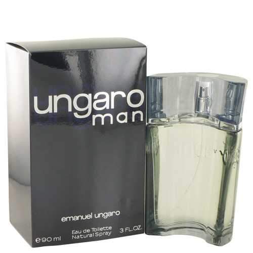 Ungaro Man by Ungaro Eau De Toilette Spray 3 oz (Men)