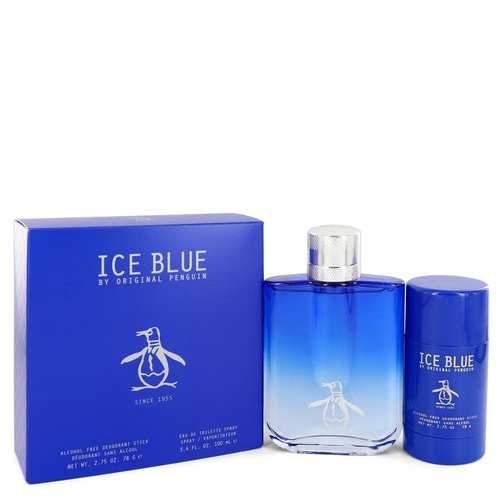 Original Penguin Ice Blue by Original Penguin Gift Set -- 3.4 oz Eau De Toilette Spray + 2.75 oz Deodorant Stick (Men)