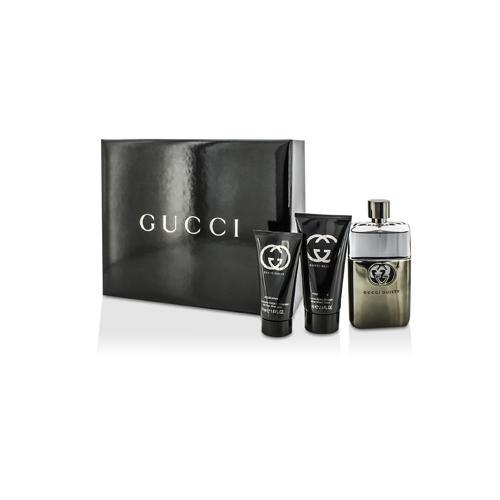 Guilty Pour Homme Coffret: Eau De Toilette Spray 90ml/3oz + After Shave Balm 75ml/2.5oz + All Over Shampoo 50ml/1.6oz  3pcs