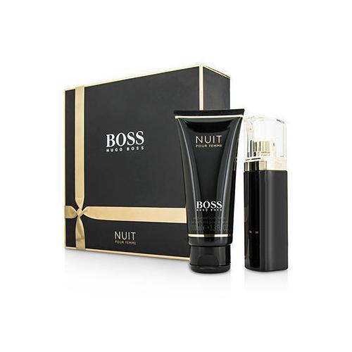 Boss Nuit Pour Femme Coffret: Eau De Parfum Spray 50ml/1.6oz + Body Lotion 100ml/3.3oz 2pcs
