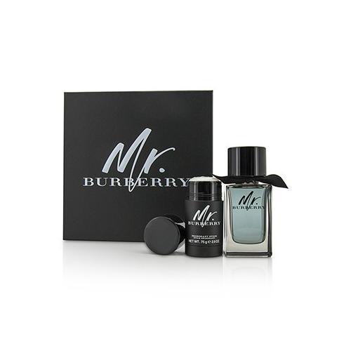 Mr. Burberry Coffret: Eau De Toilette Spray 100ml/3.3oz + Deodorant Stick 75g/2.5oz  2pcs