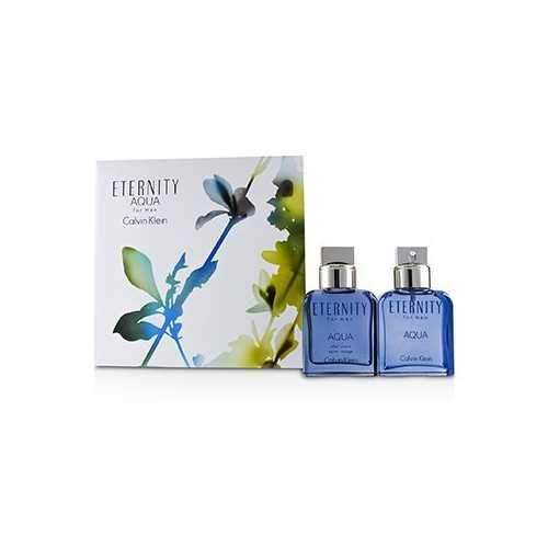 Eternity Aqua Coffret: Eau De Toilette Spray 100ml/3.4oz + After Shave Lotion 100ml/3.4oz  2pcs