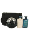 AQUA POUR HOMME by Bvlgari Gift Set -- 3.4 oz Eau De Toilette Spray + 2.5 oz After Shave Balm +2.5 oz Shower Gel + Pouch (Men)