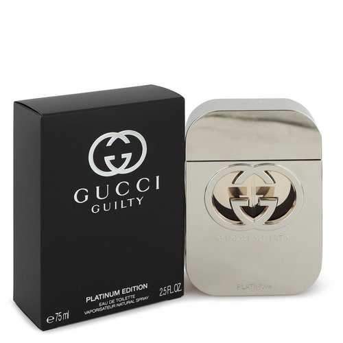 Gucci Guilty Platinum by Gucci Eau De Toilette Spray 2.5 oz (Women)