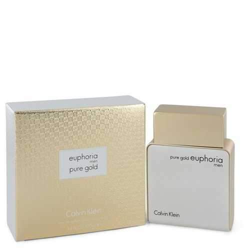 Euphoria Pure Gold by Calvin Klein Eau De Parfum Spray 3.4 oz (Men)
